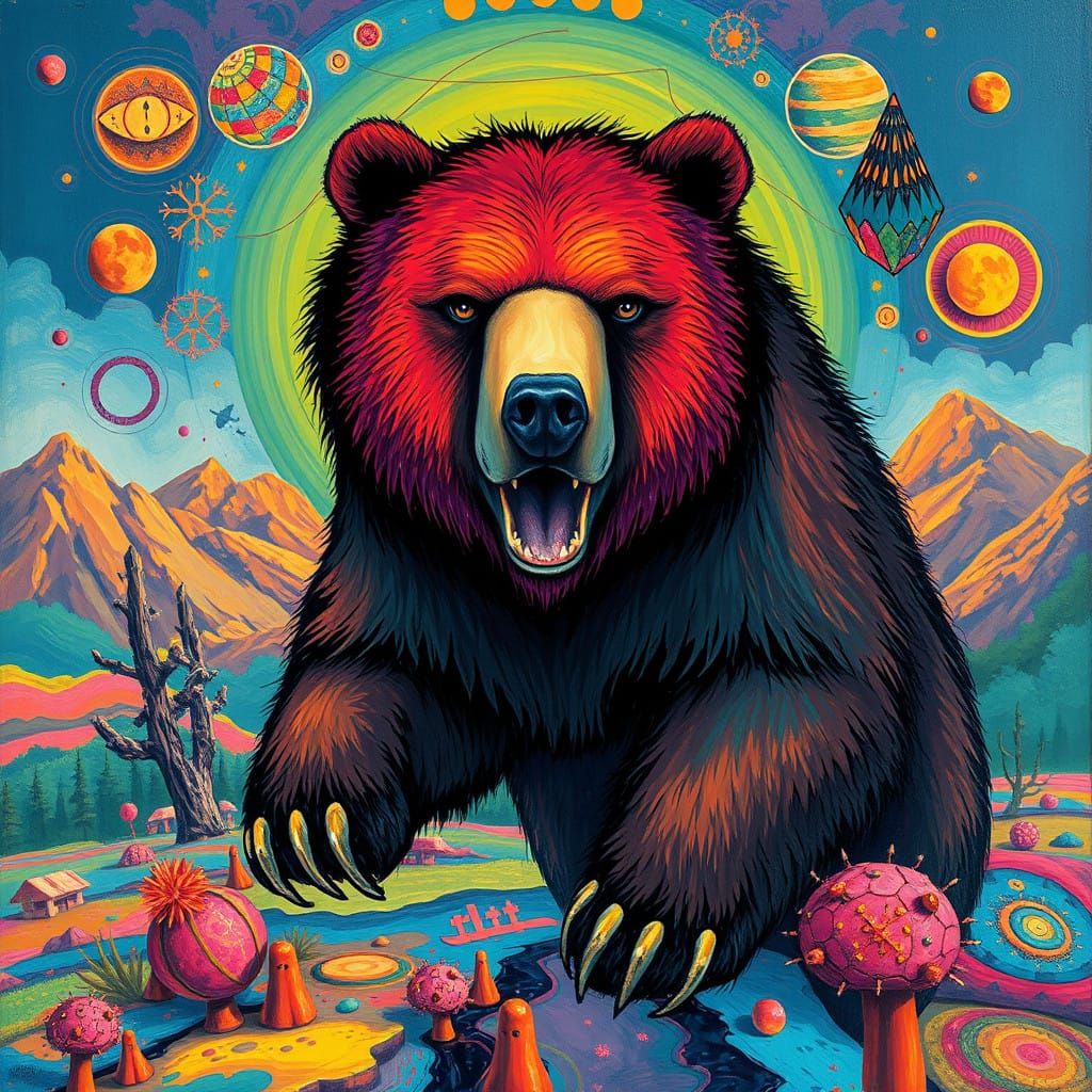 Ken Kesey saw "Beware of the Bear" on a sign and then reinterpreted it while under the influence of LSD, it would have t...