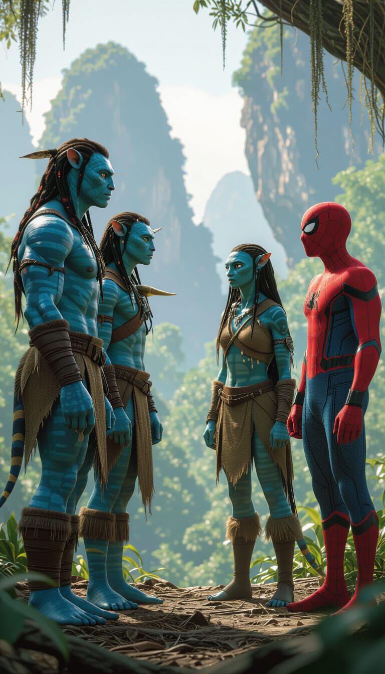 Navi Confrontation in Pandora's Jungle