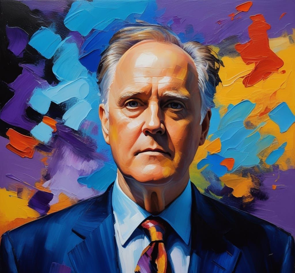 John Lithgow as Professor Solomon in Cosmic Neo-Impressionis...