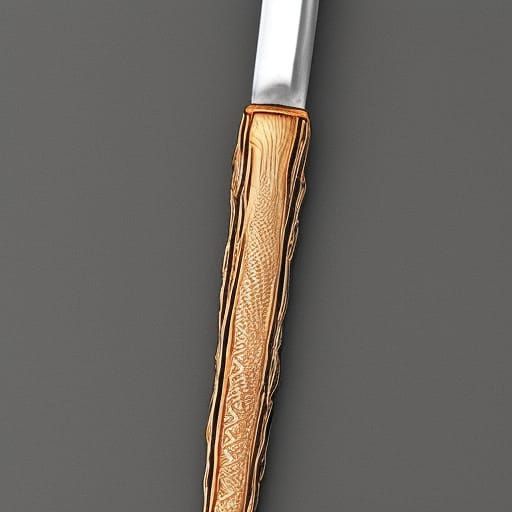 Stylized Dagger Illustration