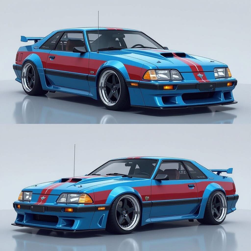 Ford Mustang Fox Body Modified