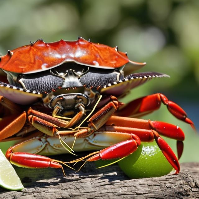 Surreal Crawling Crabs: An Unsettling AI Vision