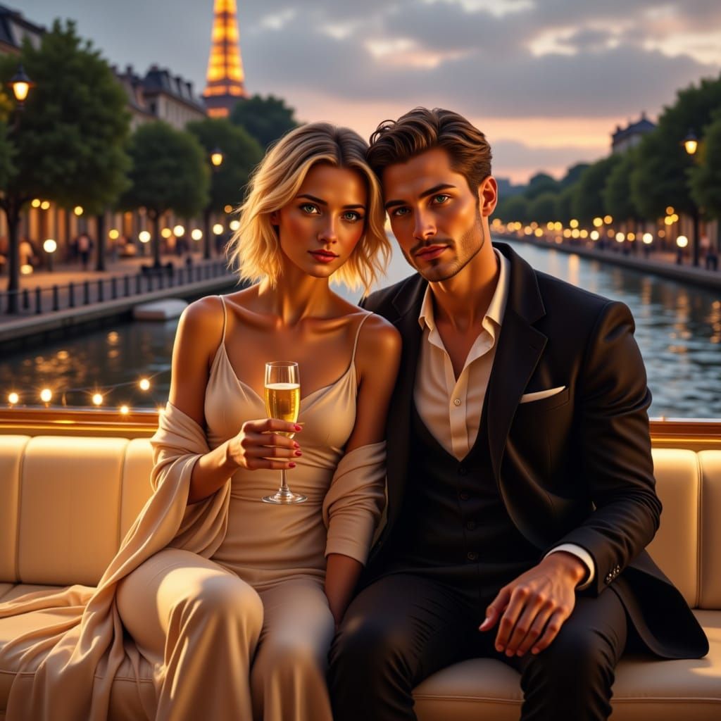 Parisian Twilight Boat Tour: Eiffel Tower Sparkles