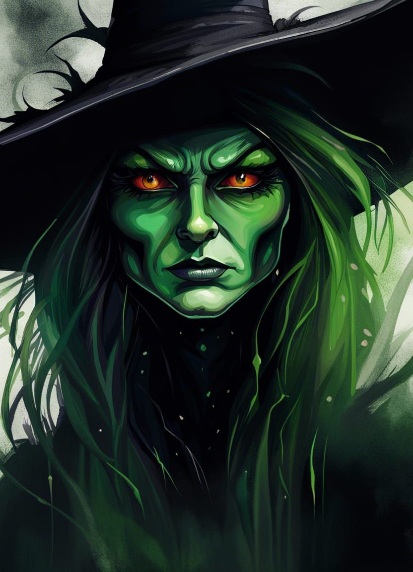 Elphaba, Wicked Witch, Impressionistic Fairytale