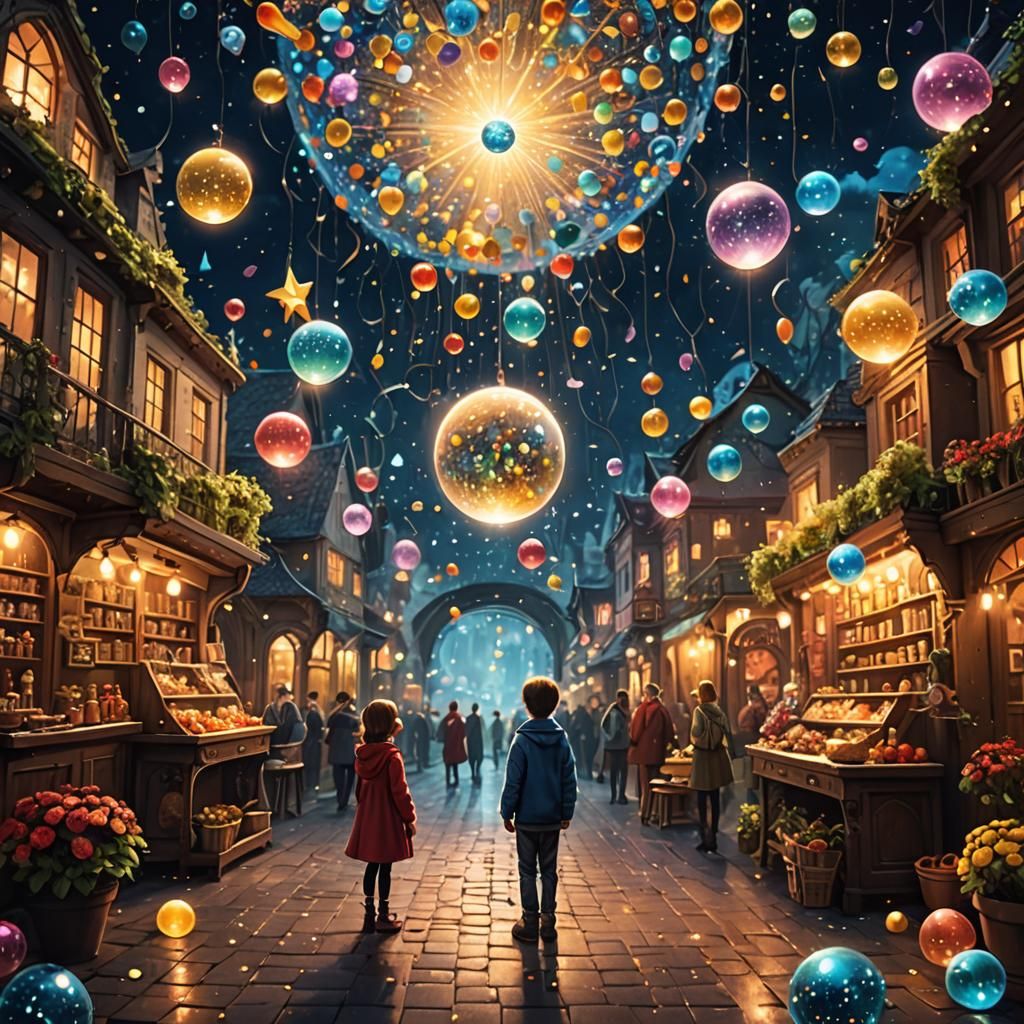 Imaginative scene that takes viewers into a world where ever...