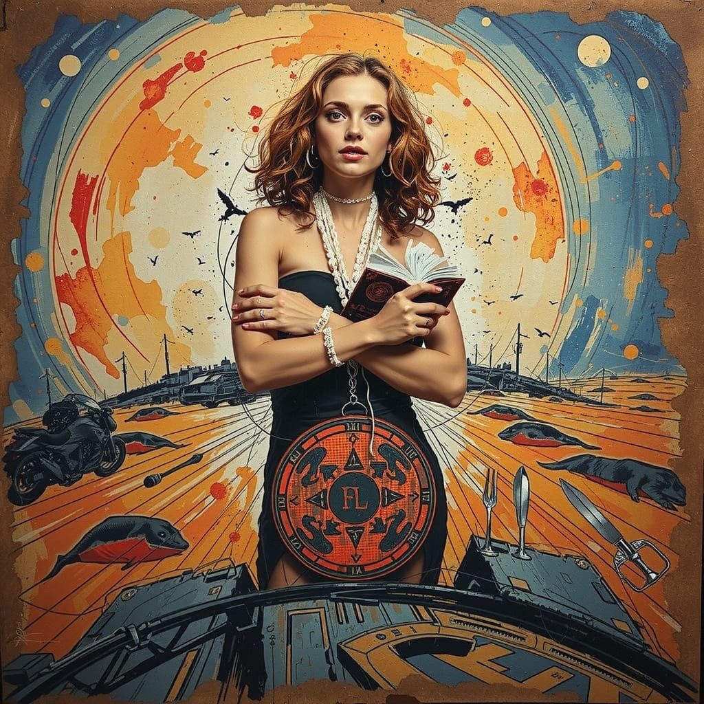 Etcher's Etching of an Artist's Sketch