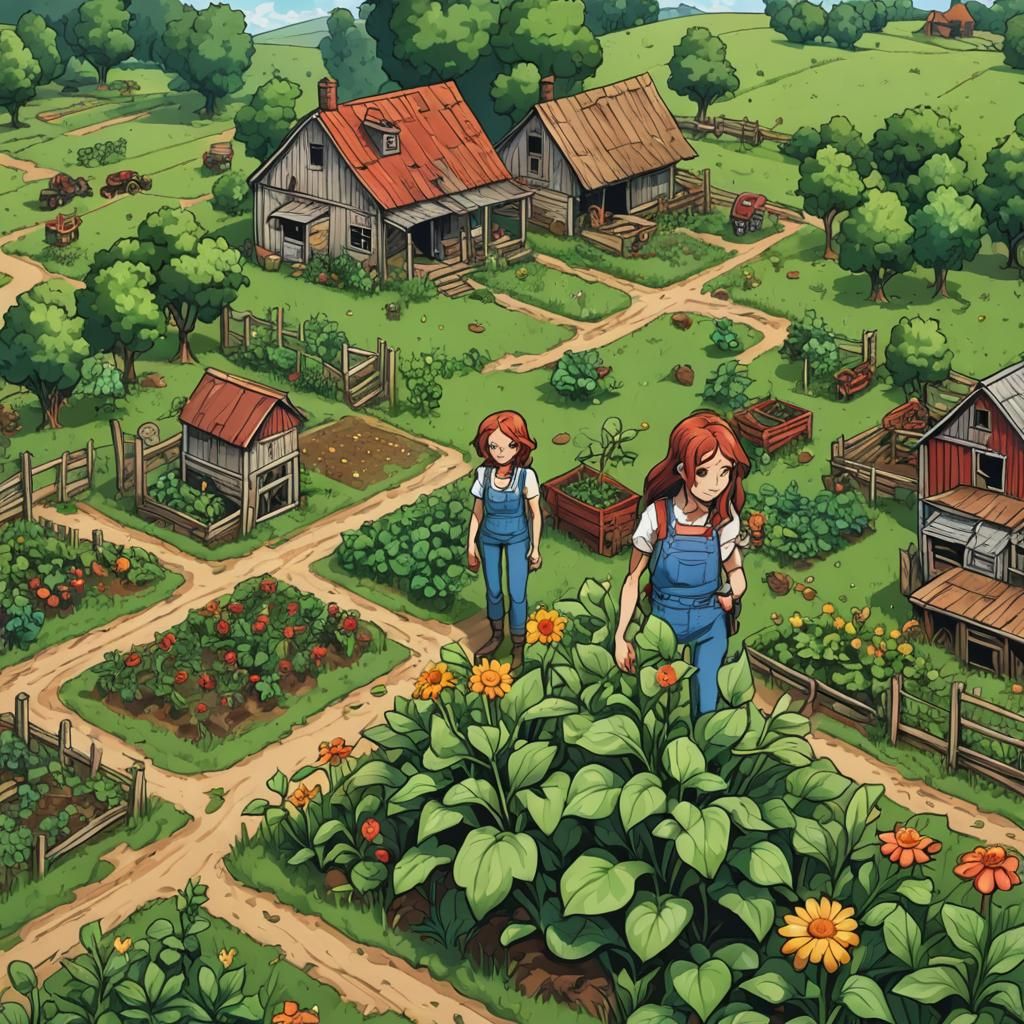 Abandoned Farm: Plants vs. Girls