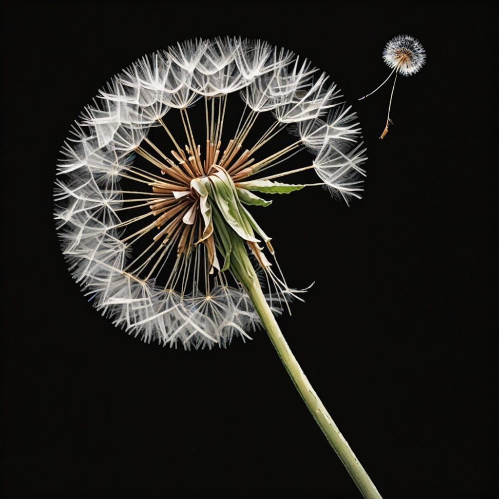 Delicate Dandelion Seed in Elegance
