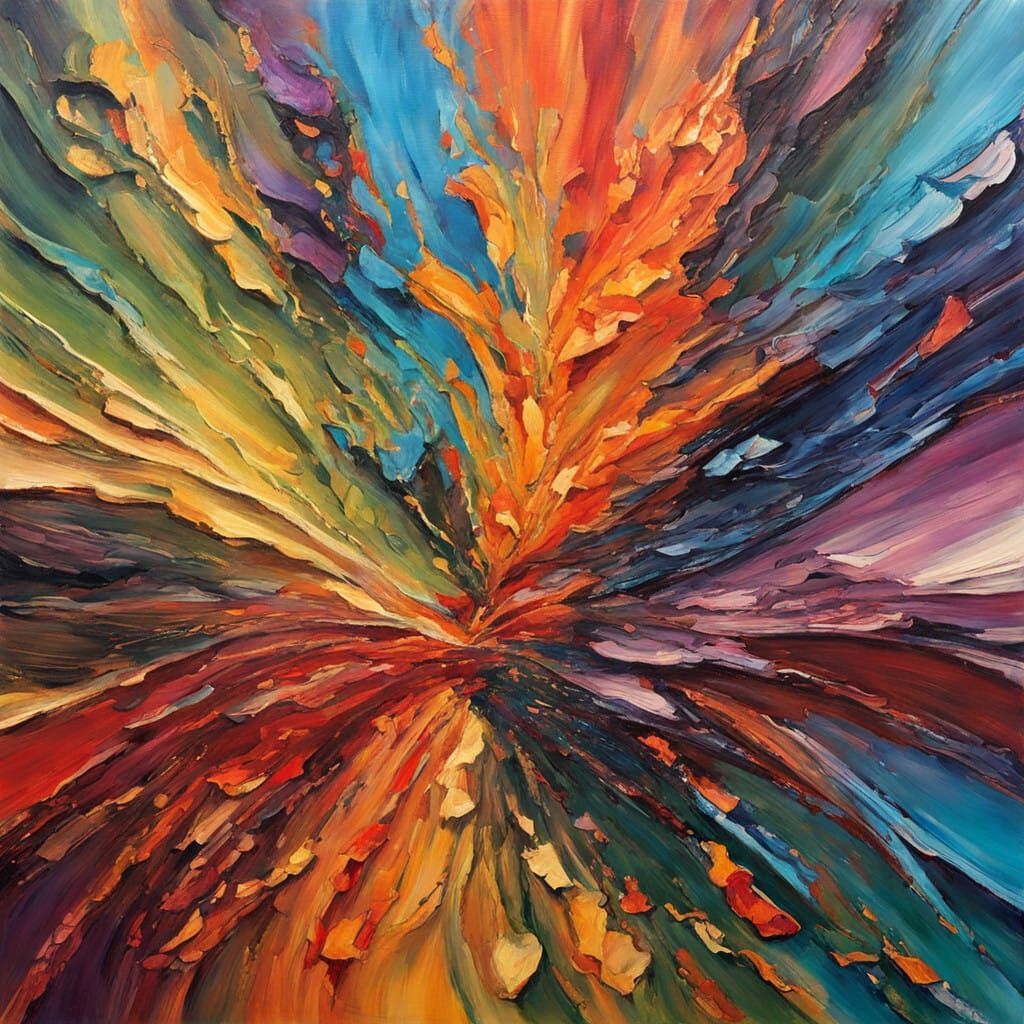 Vibrant Neo-Expressionist Masterpiece