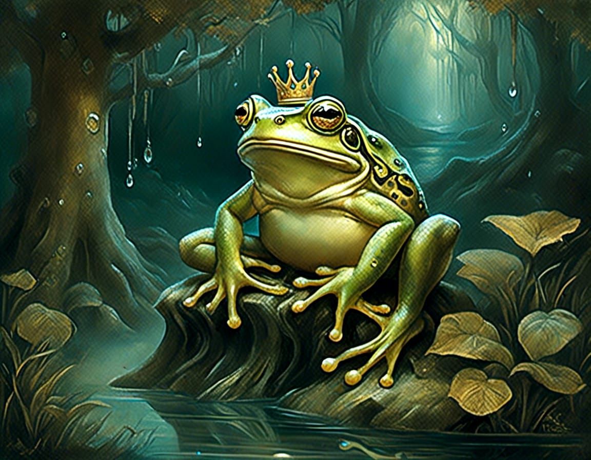 king of the frogs <lora:tapestry of Kings:1.0>