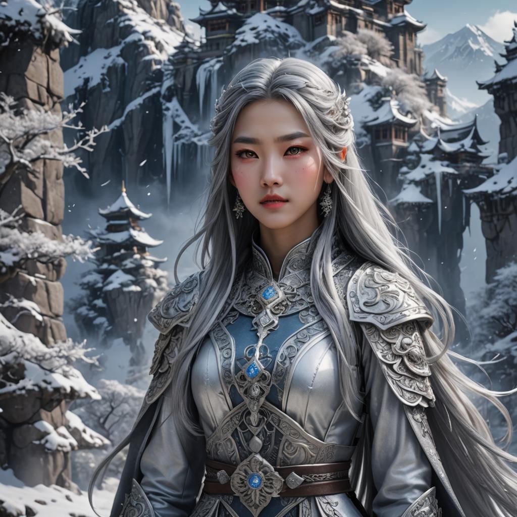 Xianxia Silver Beauty on Snowy Summit