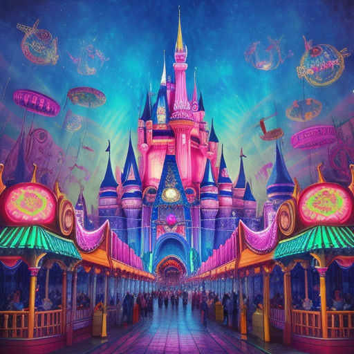 Vibrant Dreamworld Amusement Park