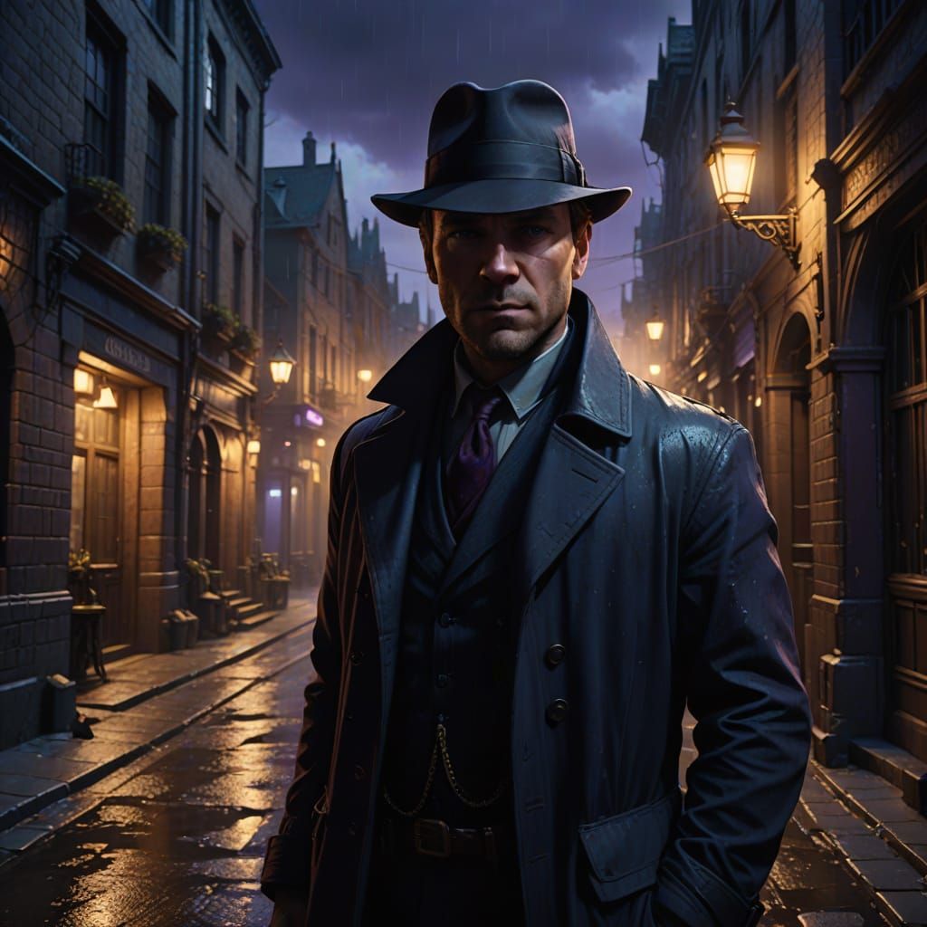 Ewan McGregor in a Gritty Film Noir Alleyway