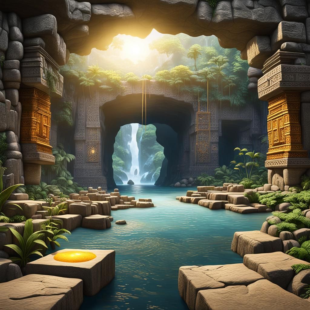 River Flows Through Worlds via Portals