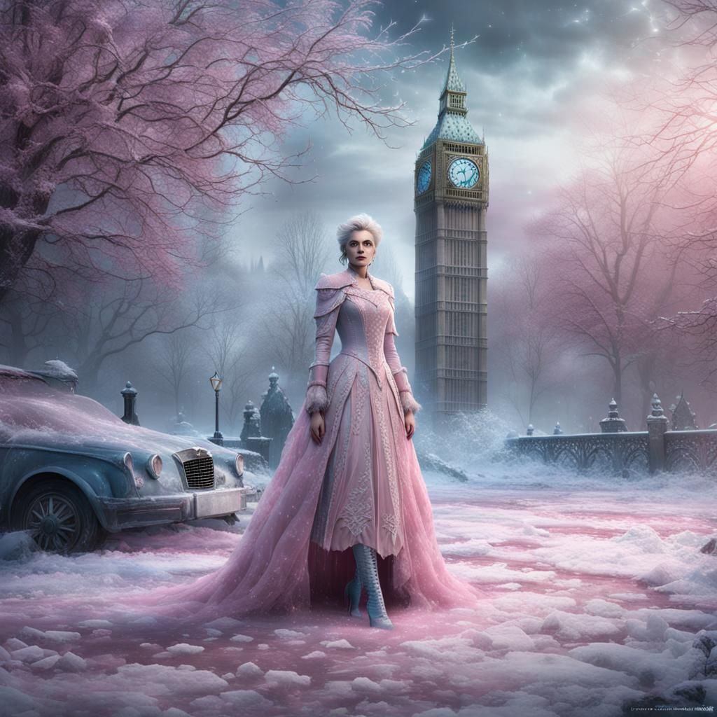 Killer Frost in Ice Storm: Digital Matte Painting