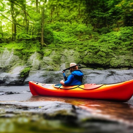 Kayak in Professional Photography Style