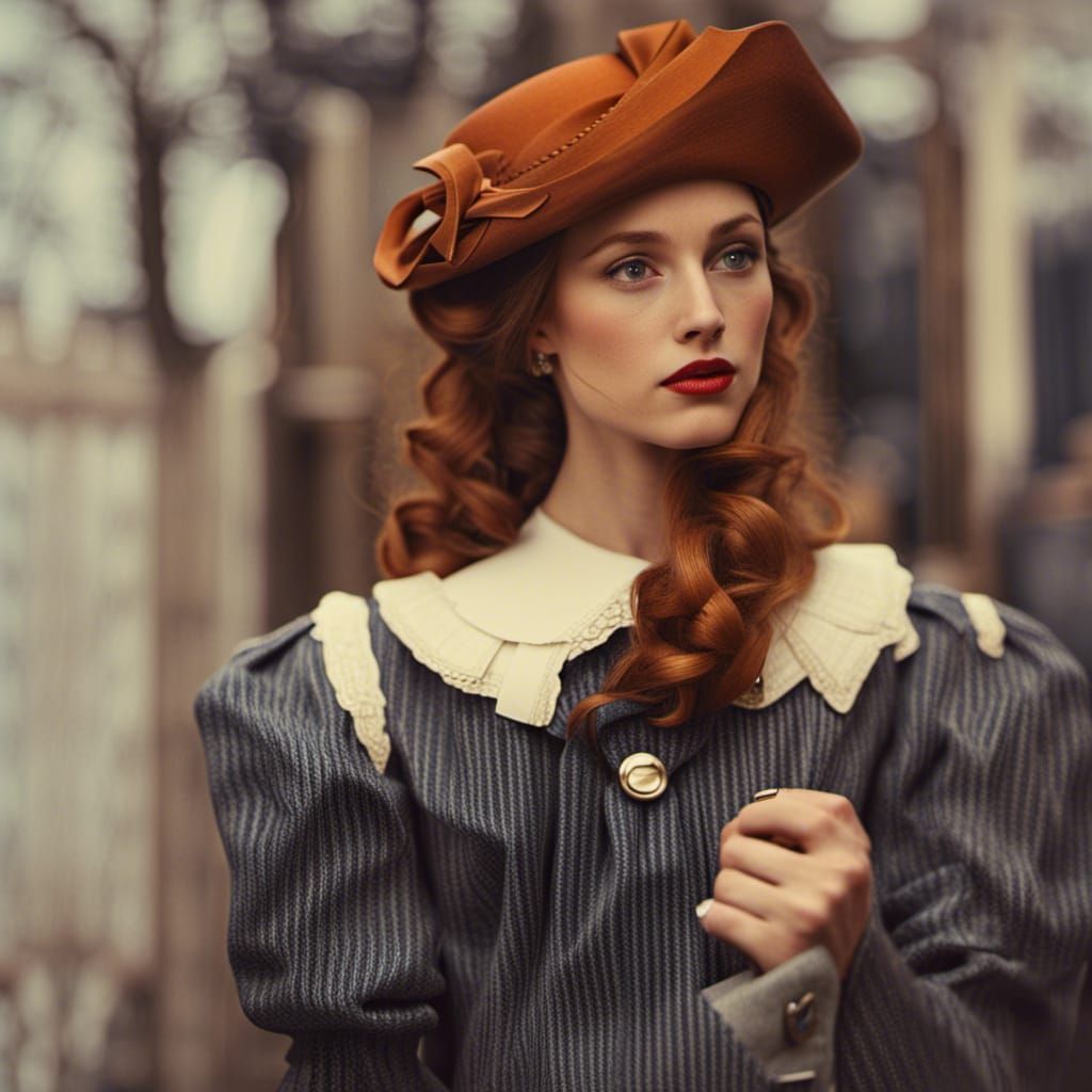 Vintage Fashion: Old-Fashioned Clothing Collection