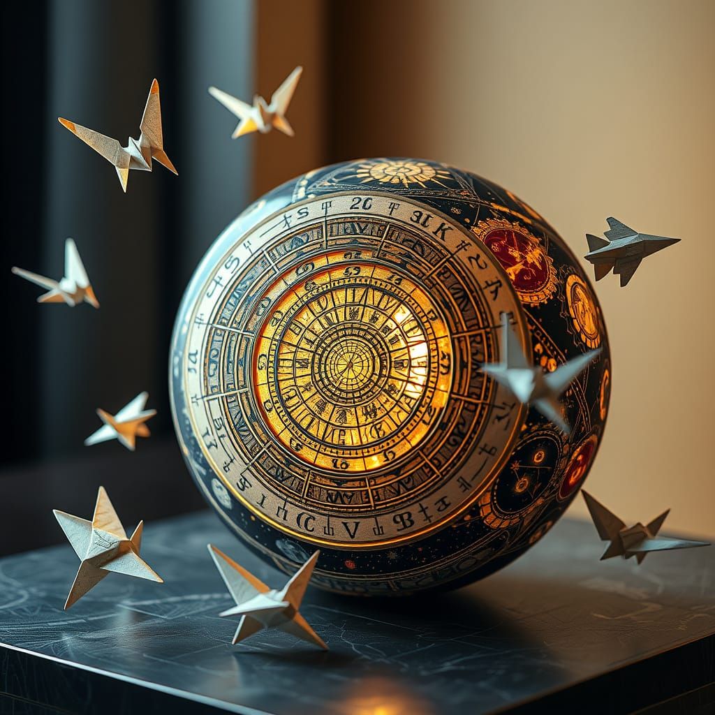 3D Mosaic Sphere of Cosmic Zodiac and Galaxies