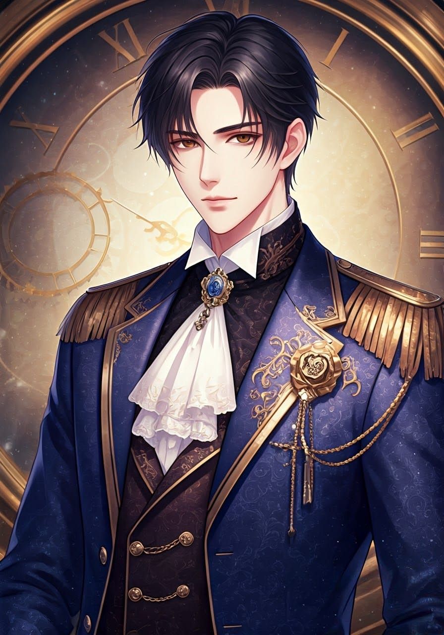 Chinese Prince Charming in Anime Style