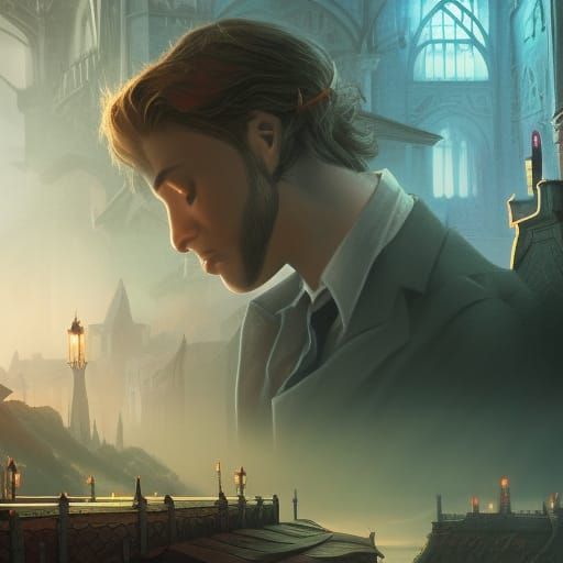 Adult Sebastian Sallow: Detailed Fantasy Art