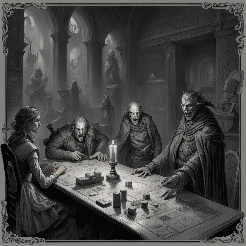 Paladin Hill Games Advertisement in Doré Style