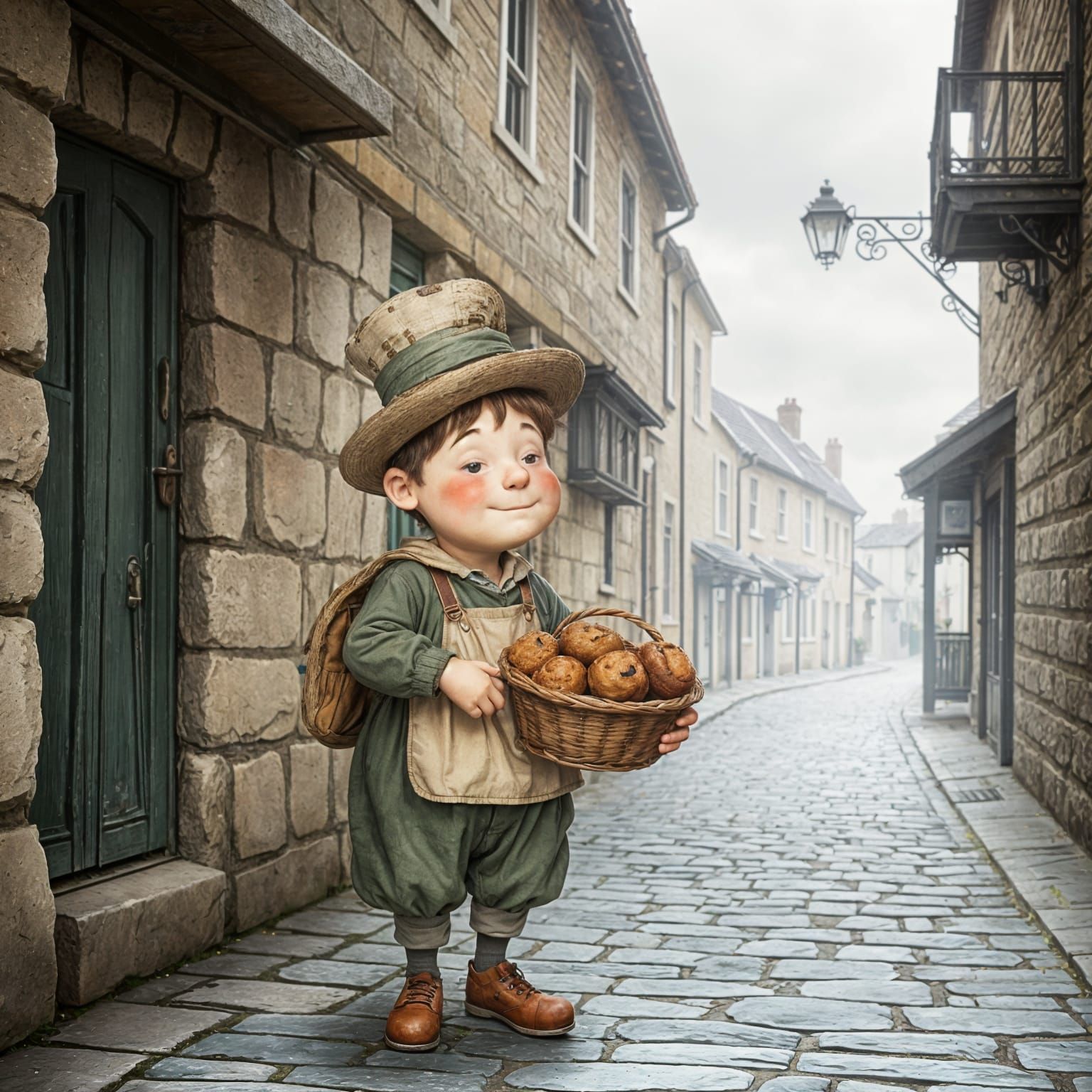 Muffin Man on Dreary Lane