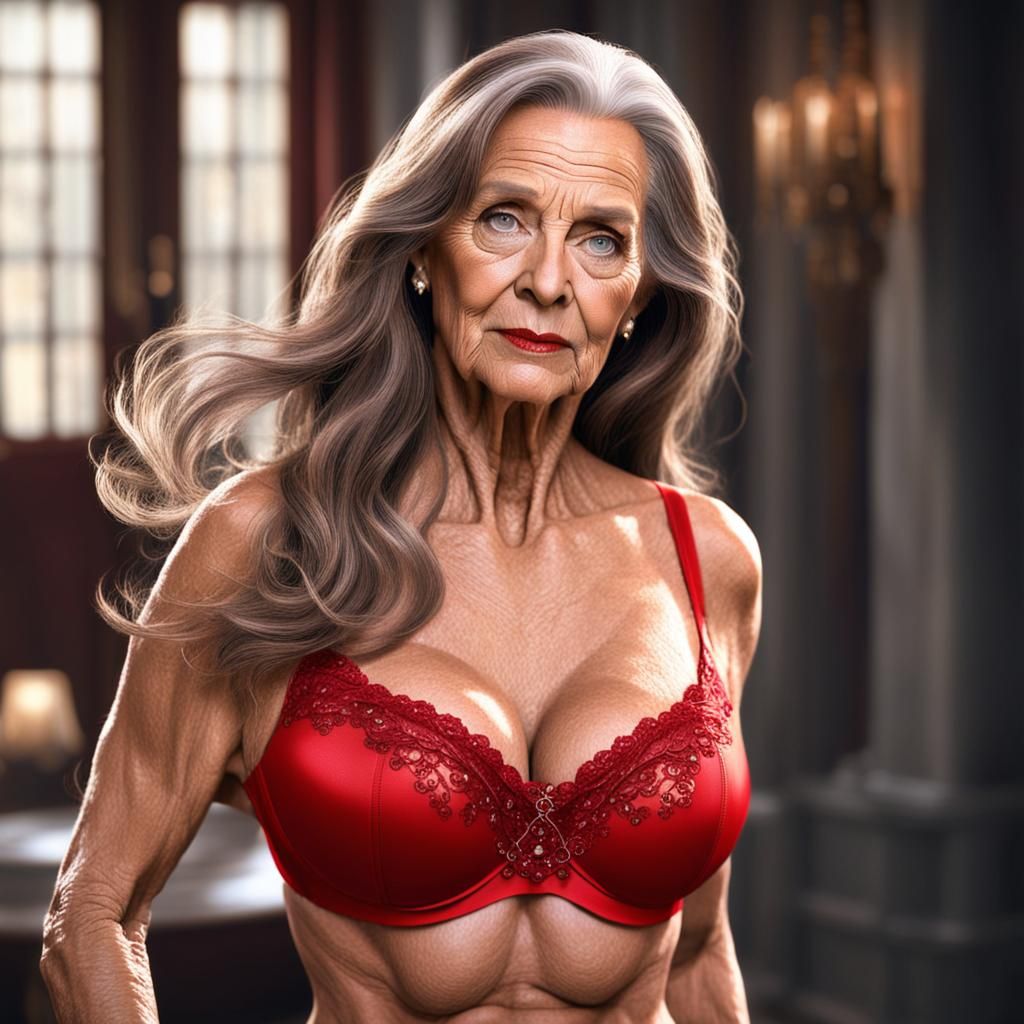 Detailed Portrait of a Mature Woman, Fantasy Art