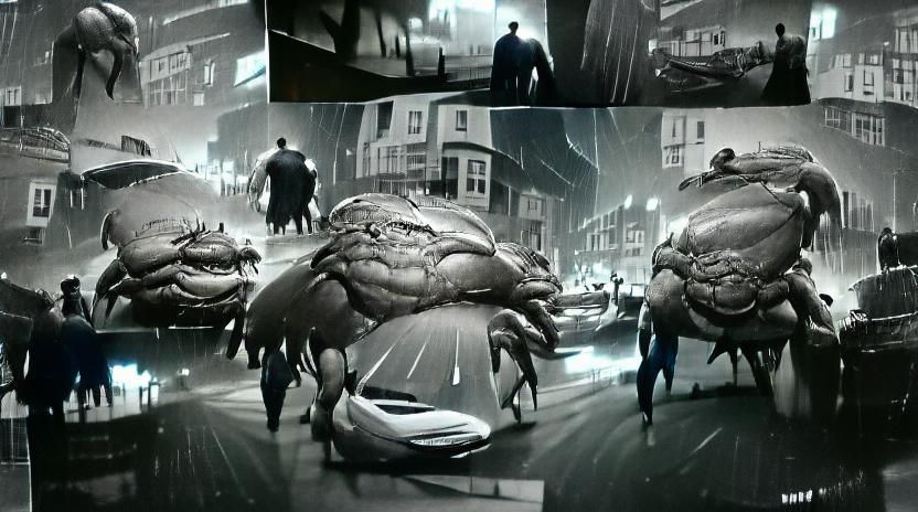 A Crab is Crushing Cars