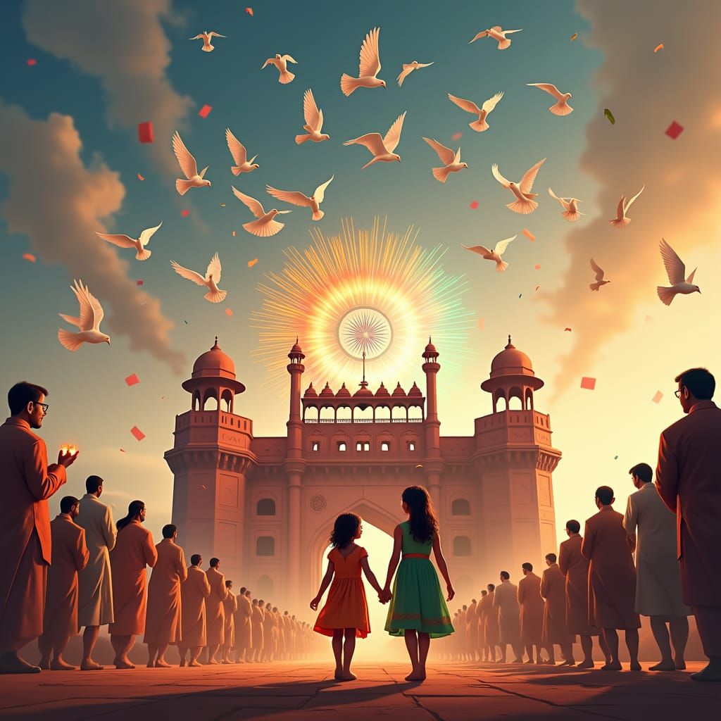 India Independence Day Celebration at Red Fort