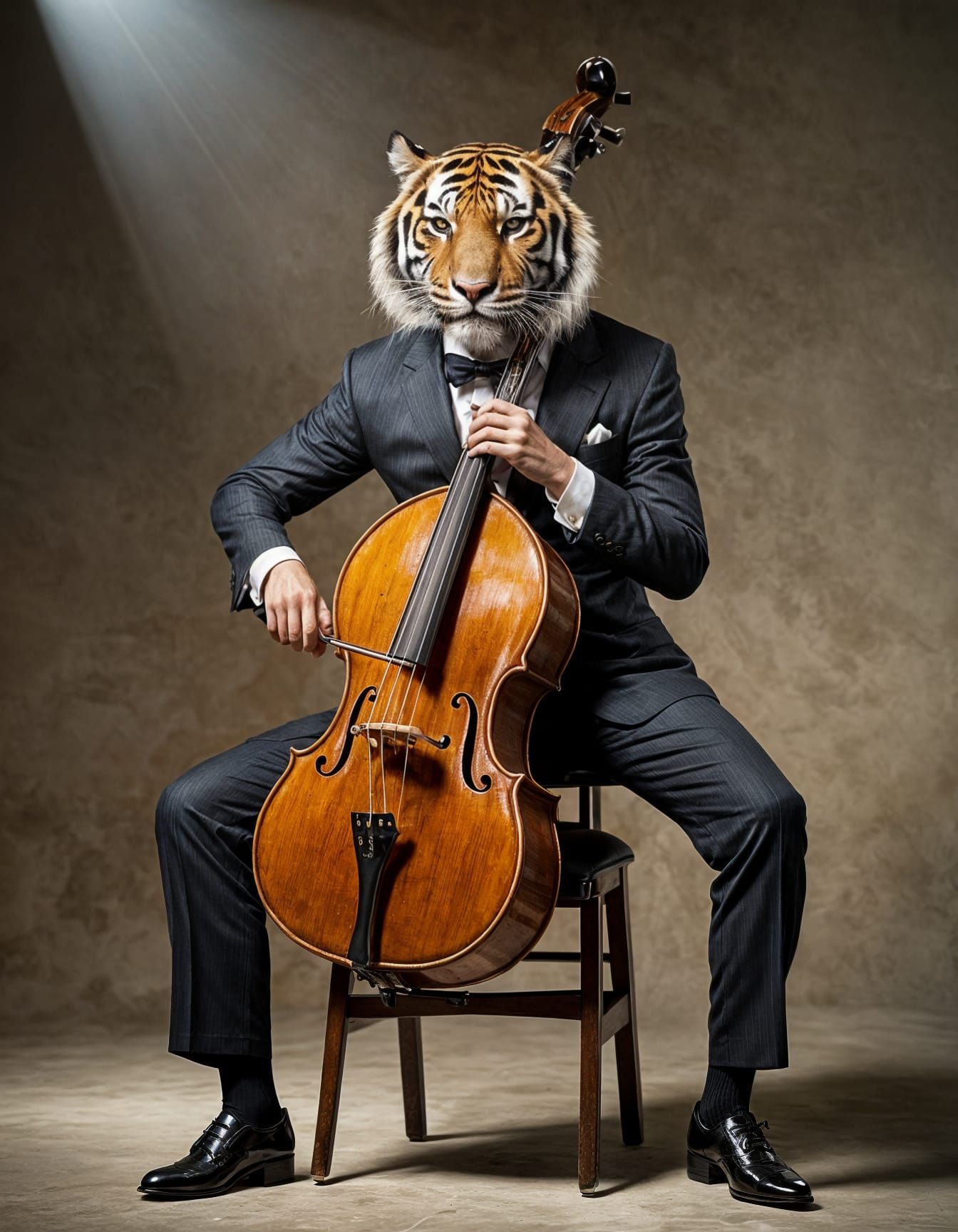 Musician tiger