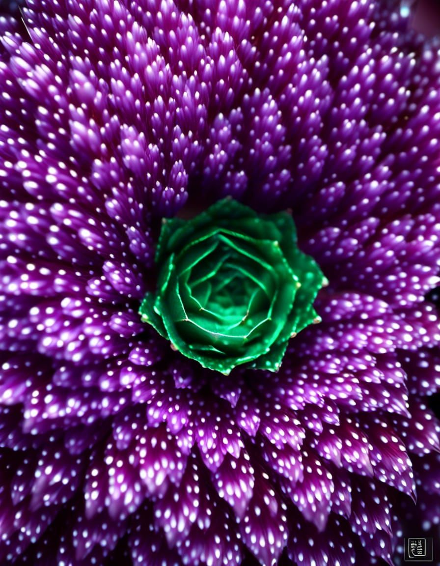 Malachite and Amethyst Fur Bears in RAW Photo