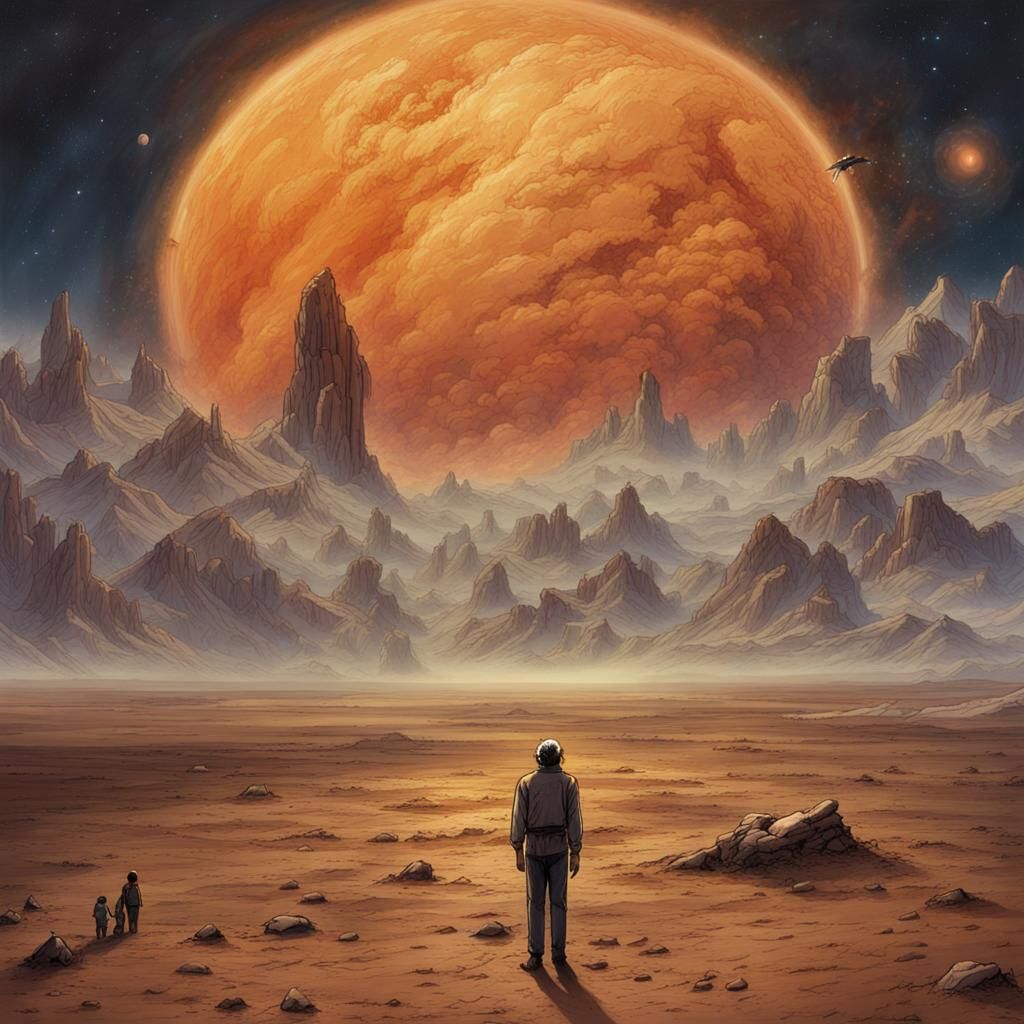 Last moments of earth