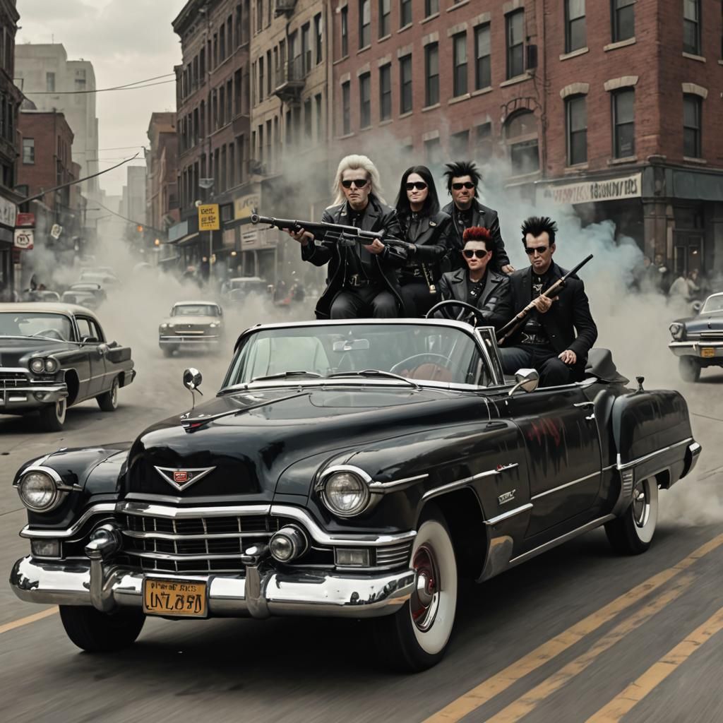 Raygun Gothic Rebels in Cadillac