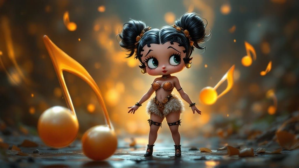 Intricate ink outline. Full-body portrait from behind. An ad...