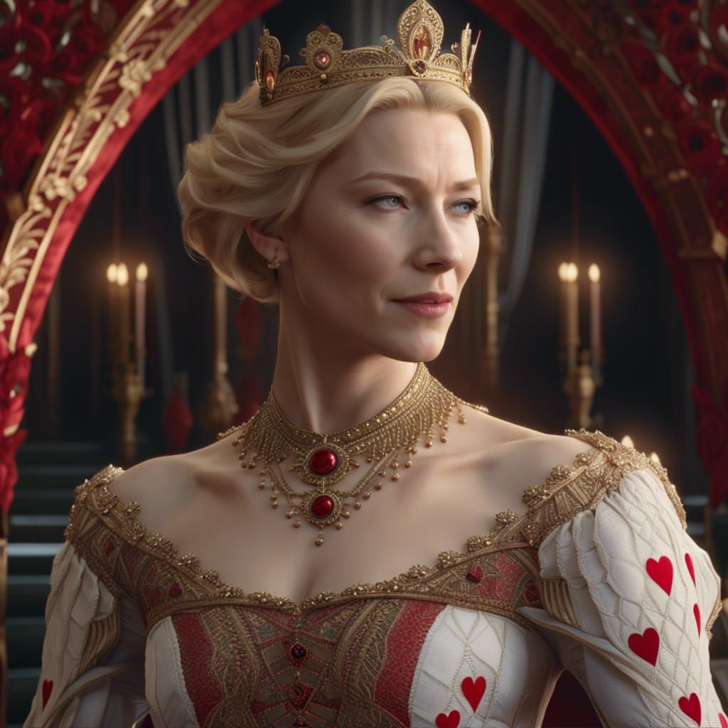 Cate Blanchett as Queen of Hearts