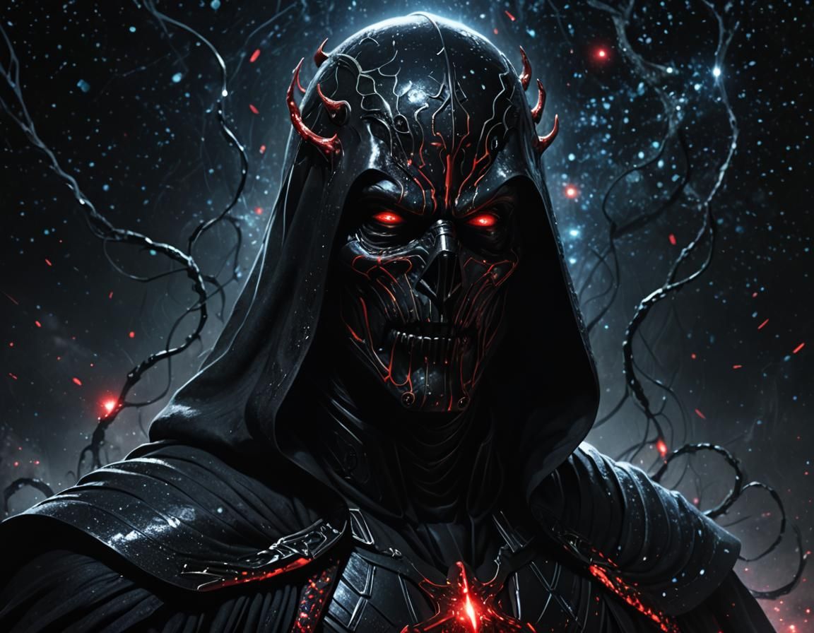 Venom Symbiote Possesses Sith Lord: Surreal Concept Art