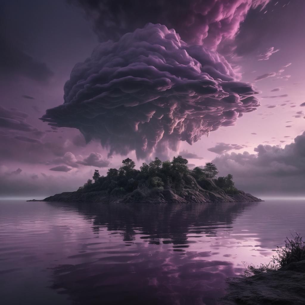 Clouds over Haunted Gloomy Island