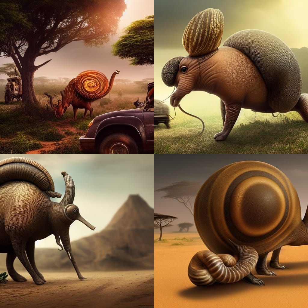 a safari snail
