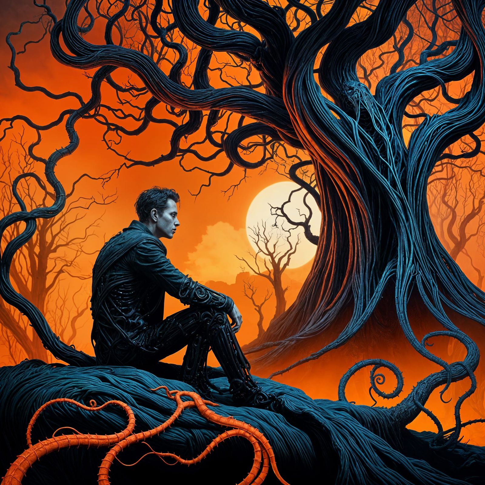 Dark Fantasy: Despair in a Surreal Landscape