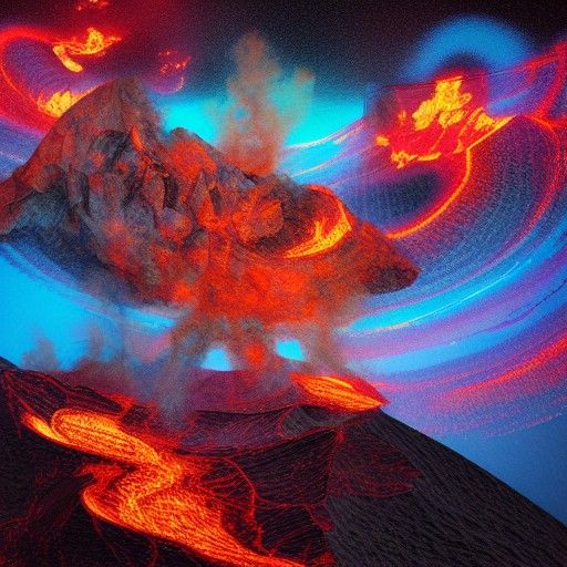 Cosmic Vision of Burning Hell Mountain
