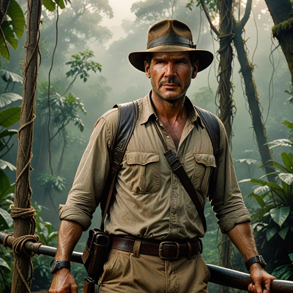 Indiana Jones-Inspired Harrison Ford Portrait