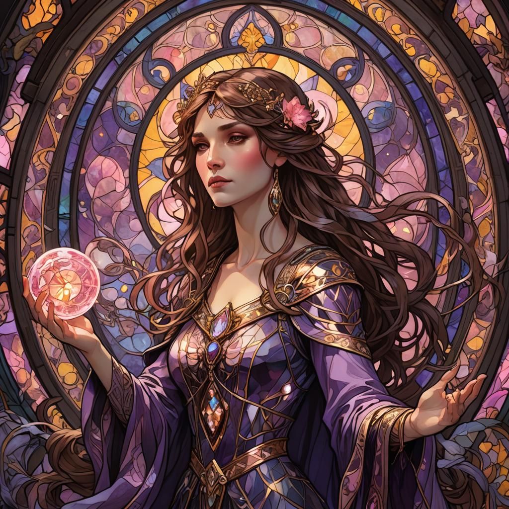 Circe Sorceress Art Nouveau Concept Art