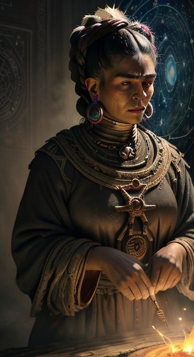 Cosmic Teddy Bear Carving in Cyberpunk Style