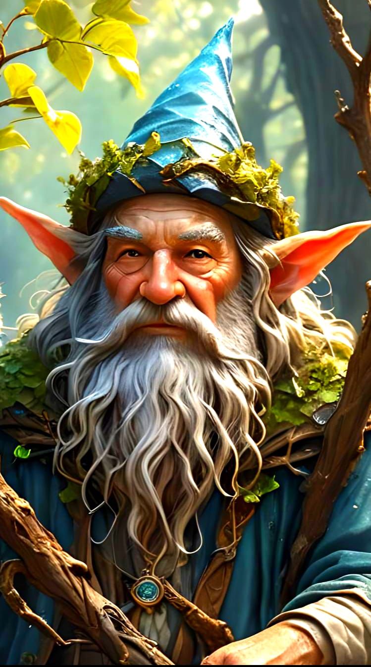 Fairy and Wizard Macro Photography, Detailed Fantasy Art