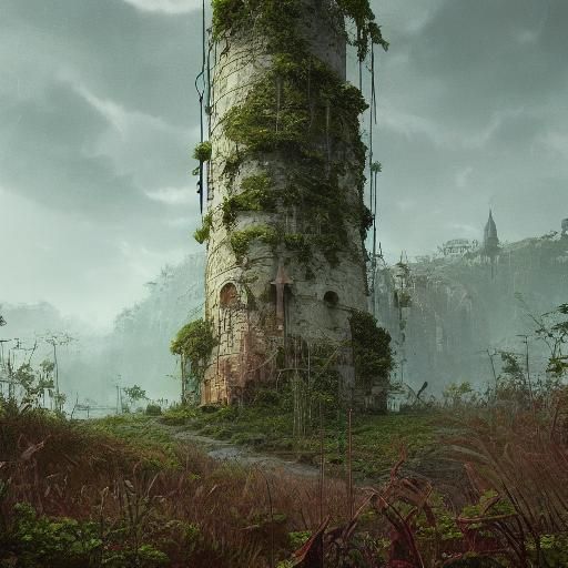 Castle of Gru Close-Up: Hyper-Realistic Fantasy Art