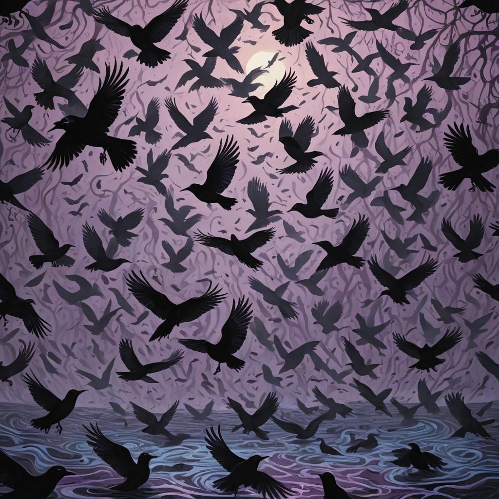 Dark Mythic Realism: Birds Dance Behind Eyelids