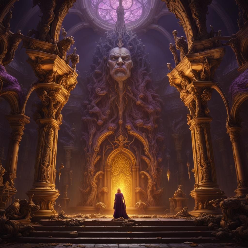 Dark Fantasy Art with Dynamic Lighting