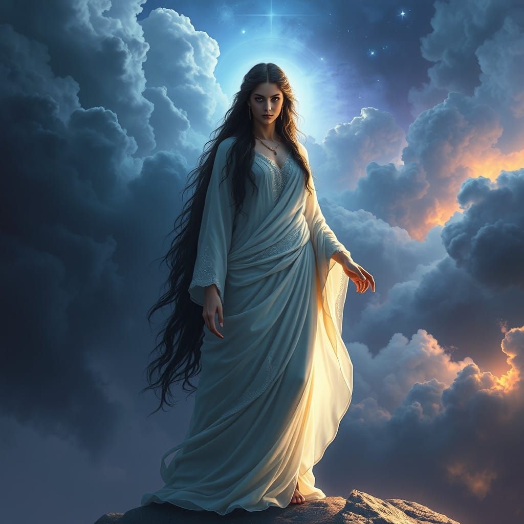 Goddess Ananke Unveils Fate's Mystical Realm