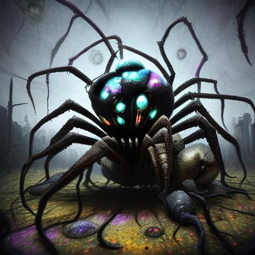 Little Miss Muffet Transforms into Spider in Eldritch Horror...