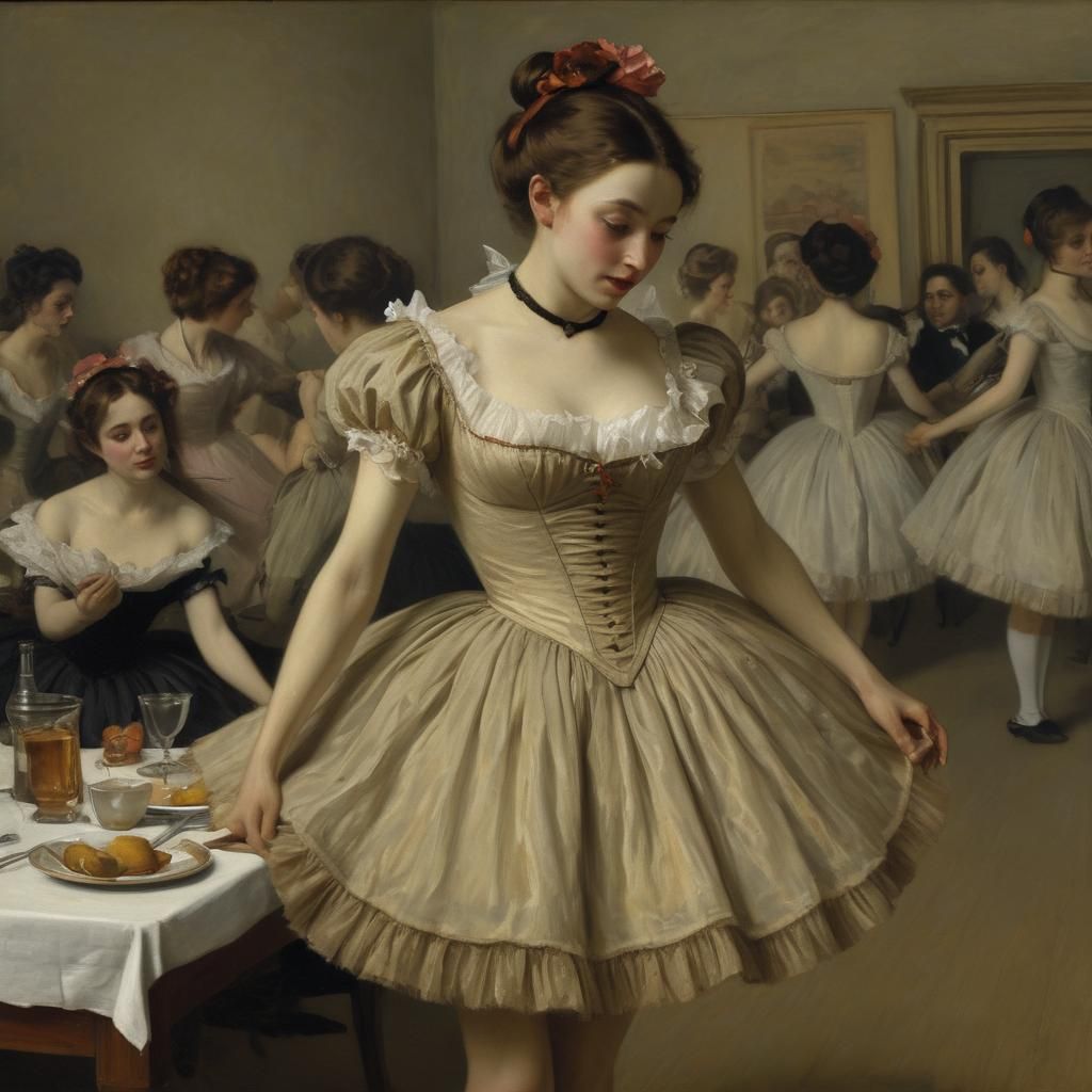 Darkly Delicate Death Dress: A Dangerous Dance